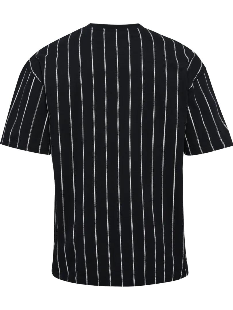 HUMMEL koszulka bawełniana męska Chevron Pinstripe 2/4