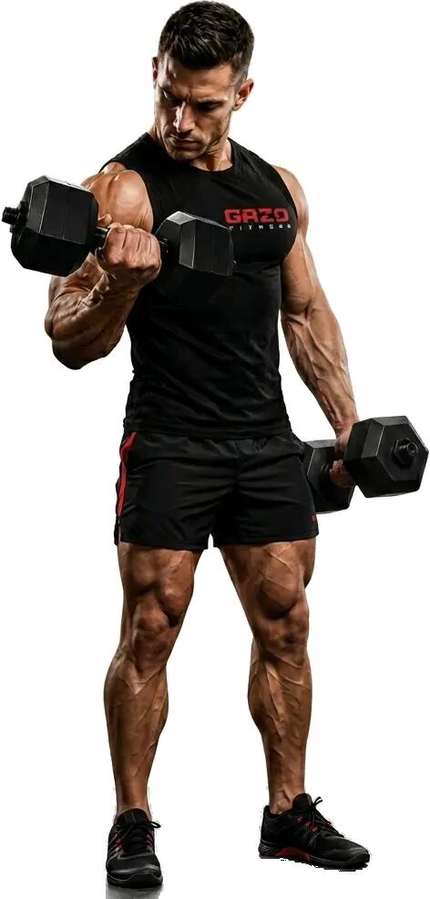 GazoFitness® Állítható Hatszögletű Kézi Súlyzó 2×11,5 kg (Összesen: 23 kg) 5/6