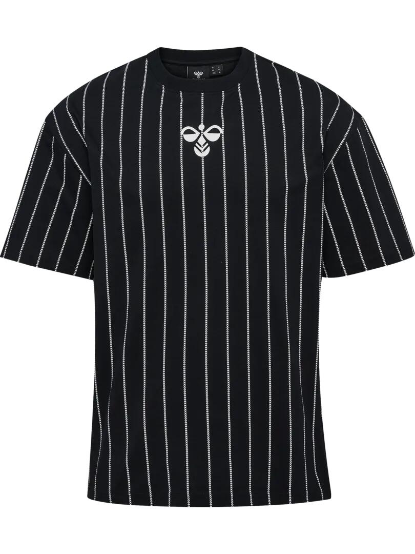 HUMMEL koszulka bawełniana męska Chevron Pinstripe 4/4