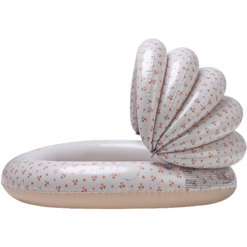 Swim Essentials Swimming Pool 100 cm Beige Cozy Hearts Canopy 100 x 77 cm 2/2