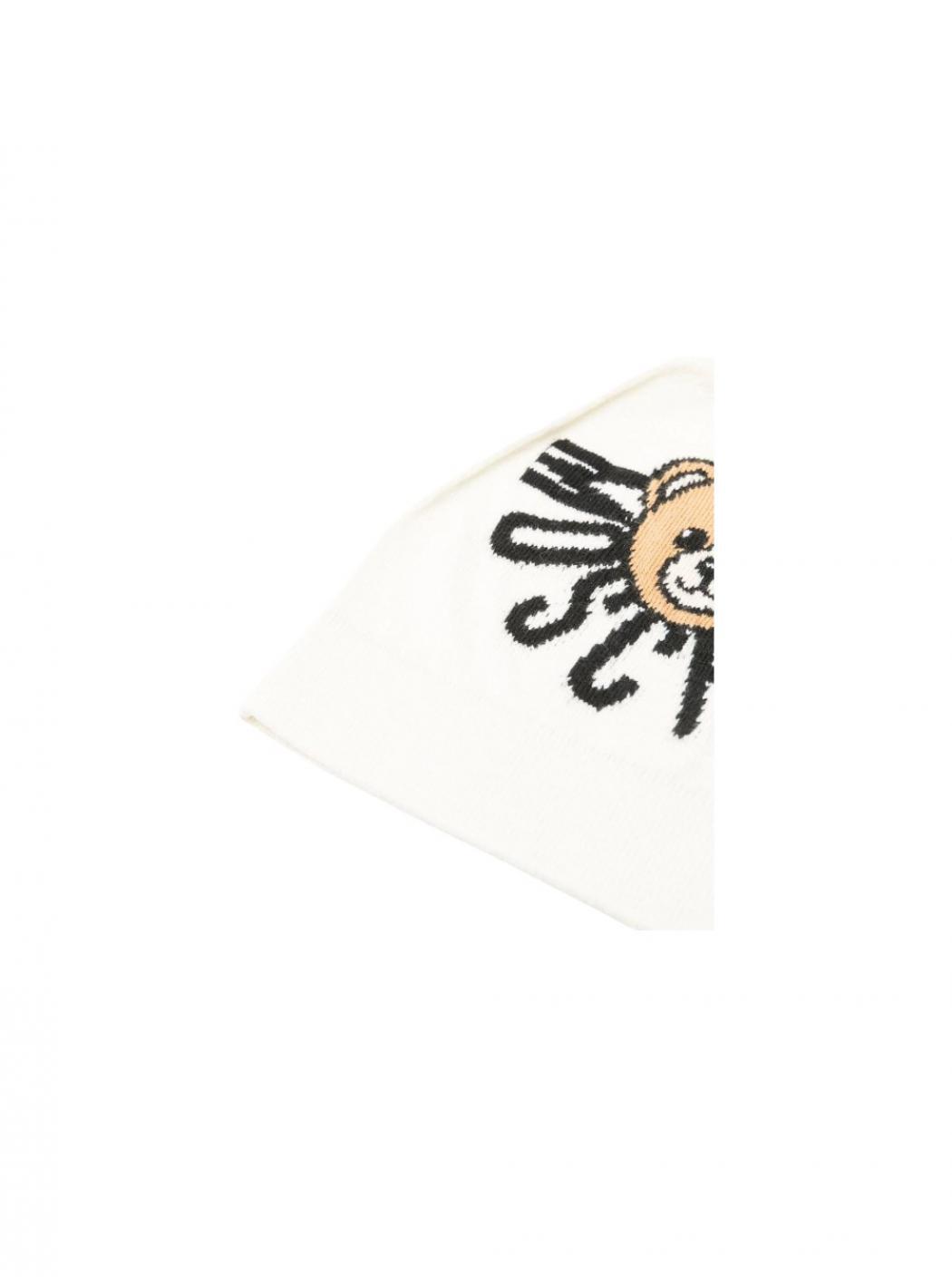 Cappello invernale criança unissexo Moschino branco 2/2