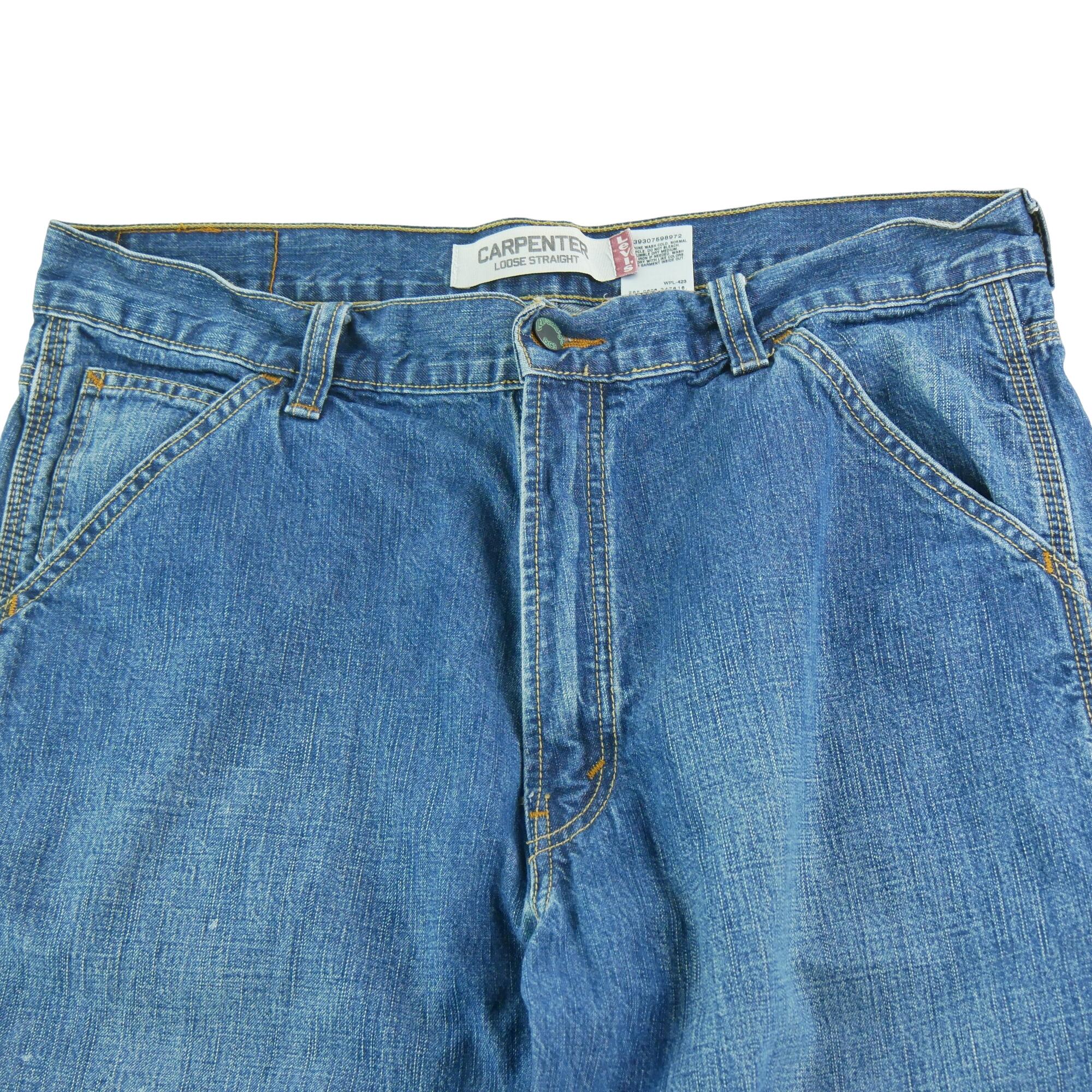 Segunda Vida - Pantalón VAQUERO Hombre Carpenter Recto Levi Strauss - Bueno 4/7