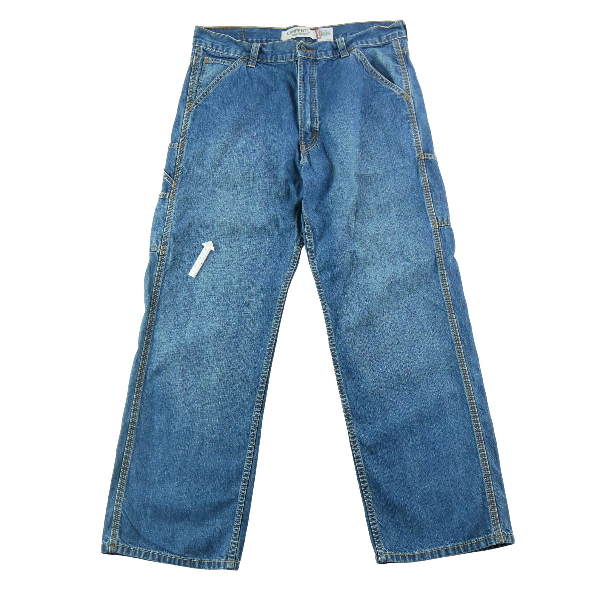 Segunda Vida - Pantalón VAQUERO Hombre Carpenter Recto Levi Strauss - Bueno 6/7