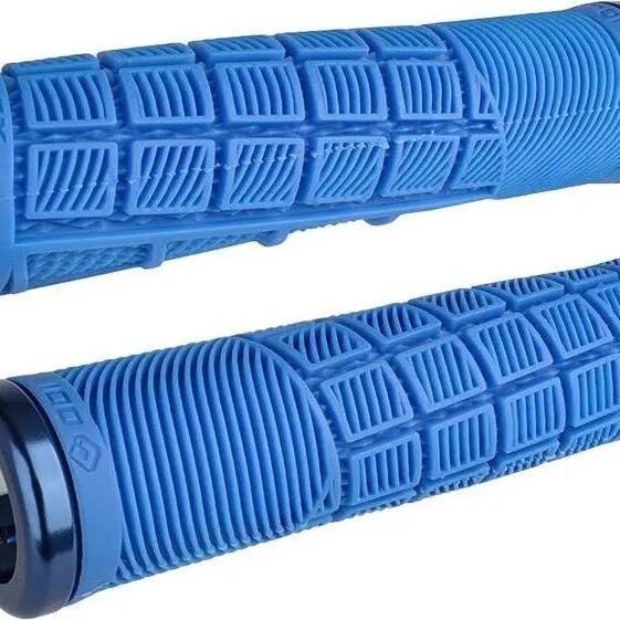 Pair of Odi Reflex V2.1 Grips 135 mm Blue