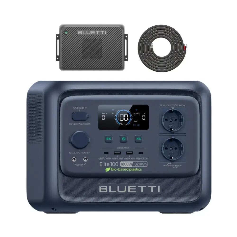 Зарядно за къмпинг и пътуване Elite 100 V2+Charger2, за къмпинг и пътуване