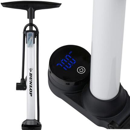 Pompka rowerowa turystyczna Dunlop 174Psi (12Bar) składana podstawa