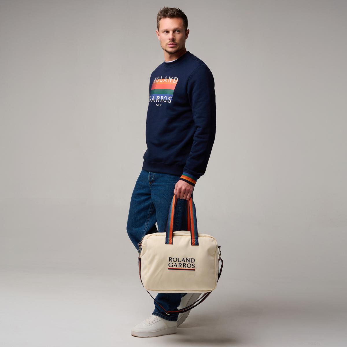 Sac 48H Color Lines Roland-Garros - Ecru 2/5