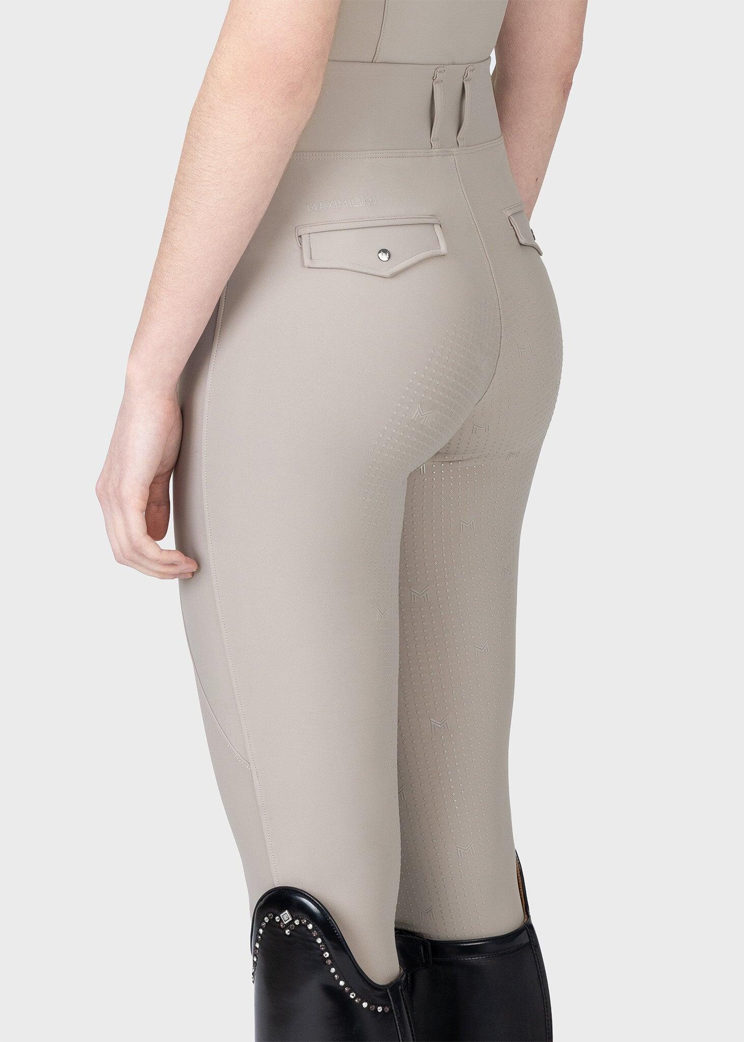 Leggings Pantalón Mujer Equitación Maximilian Pro Full Grip Topo Suave 7/7