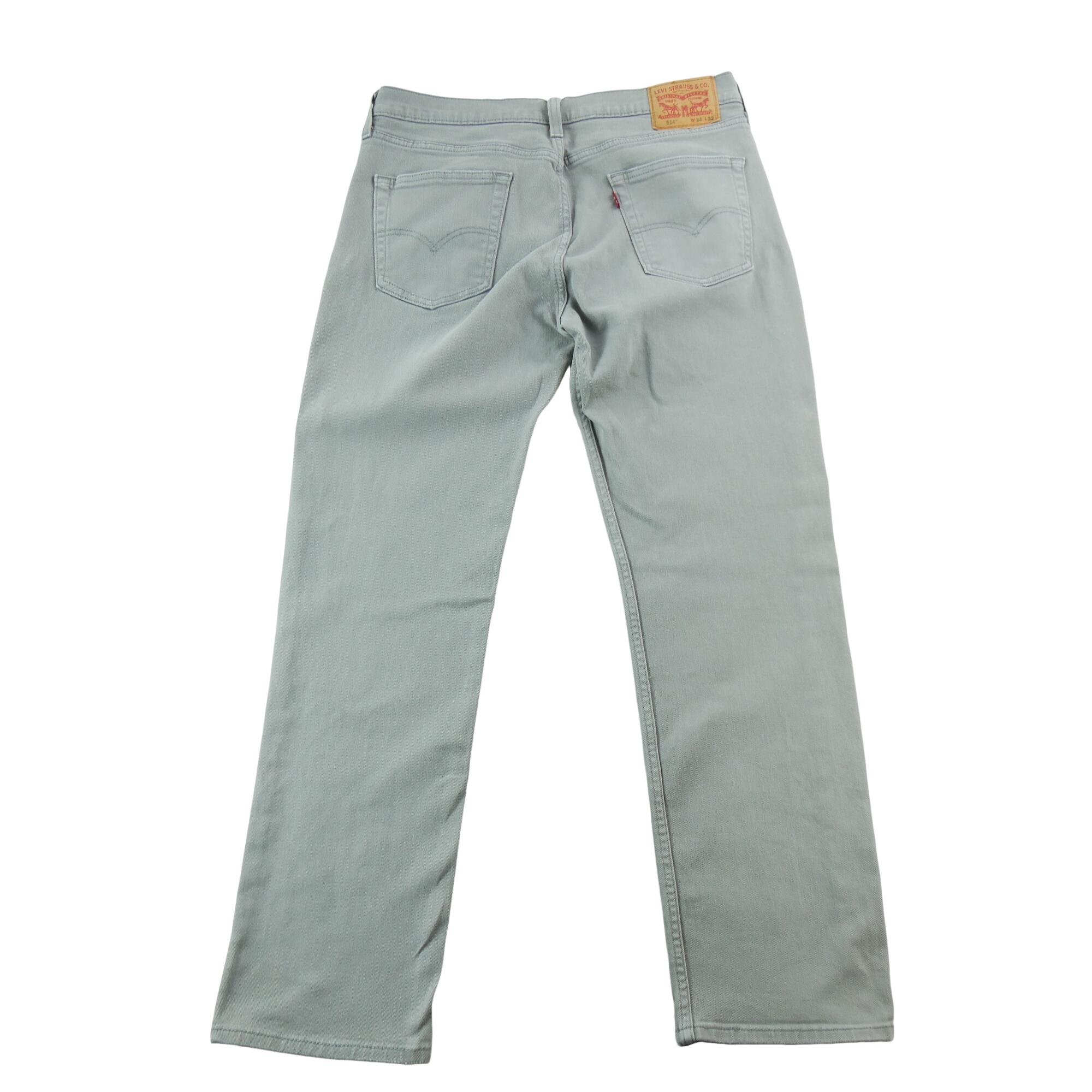 Segunda Vida - Jean Hombre Levi Strauss 514 Straight - Bueno 2/7
