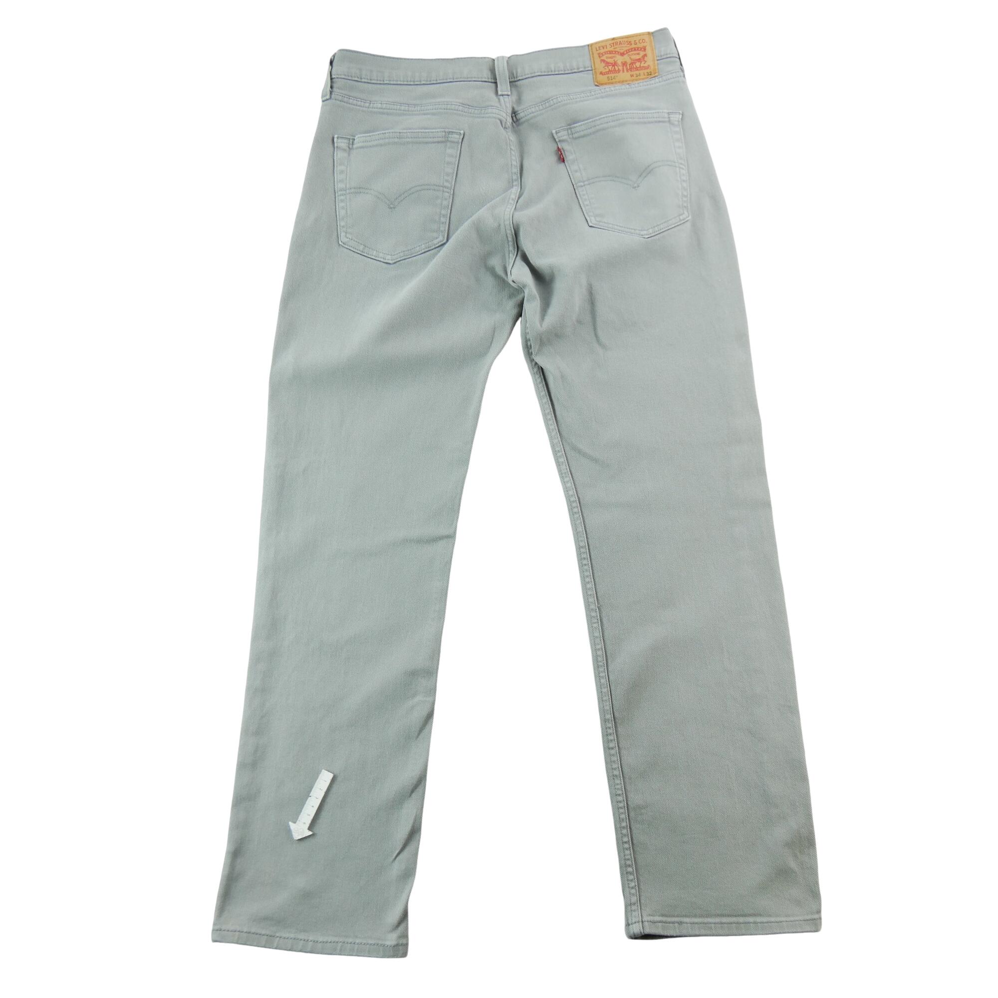 Segunda Vida - Jean Hombre Levi Strauss 514 Straight - Bueno 6/7
