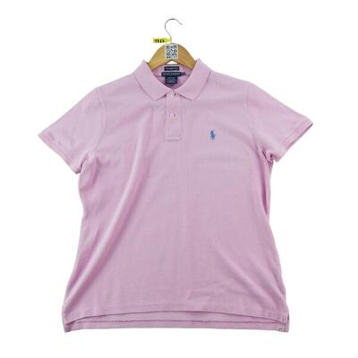 Tweedehands - polo ralph lauren dames korte mouw roze - goede staat