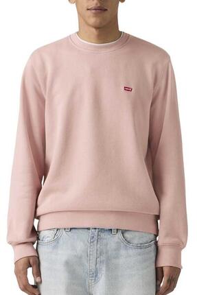 LEVI’S - Sweat à capuche homme col rond Original Housemark rose - Taille L