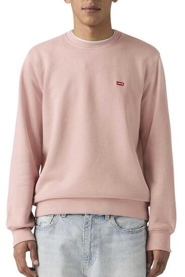 LEVI’S - Sweat à capuche homme col rond Original Housemark rose - Taille L