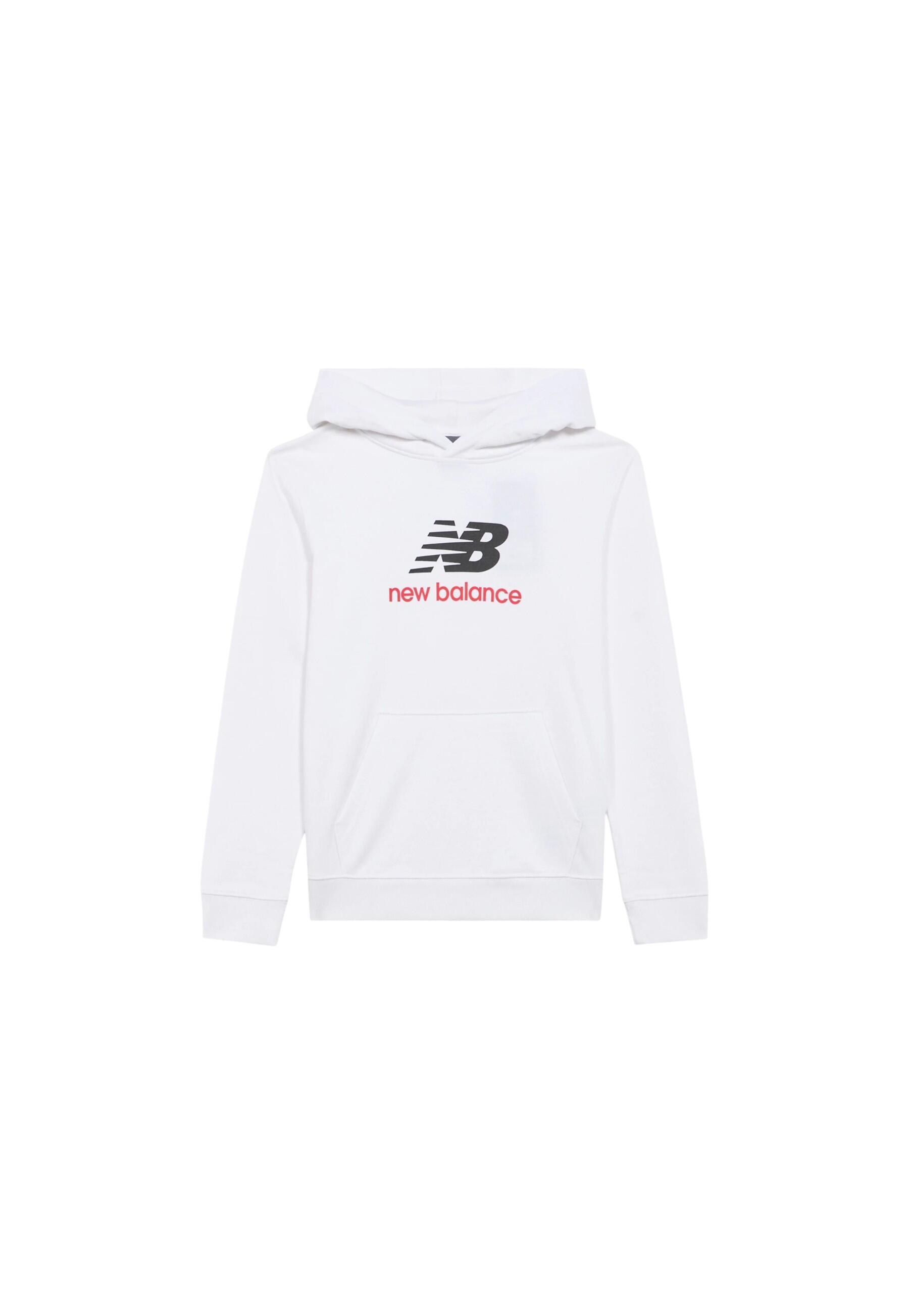 Sweat enfant unisexe New Balance blanc 1/2