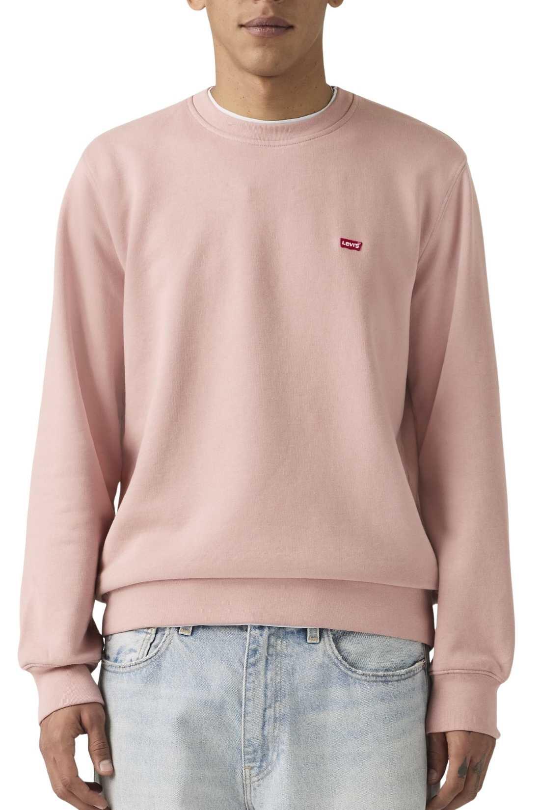 LEVI'S felpa uomo rosa girocollo - Regular 2/3