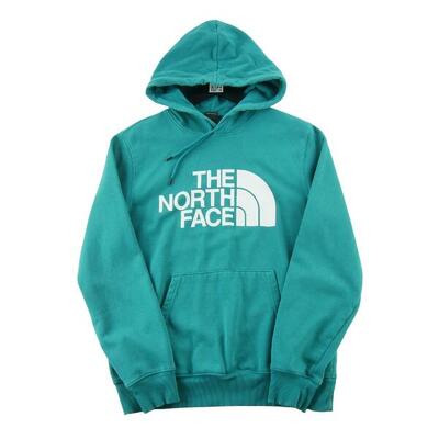 Tweedehands - herenhoodie tnf turquoise - als nieuw