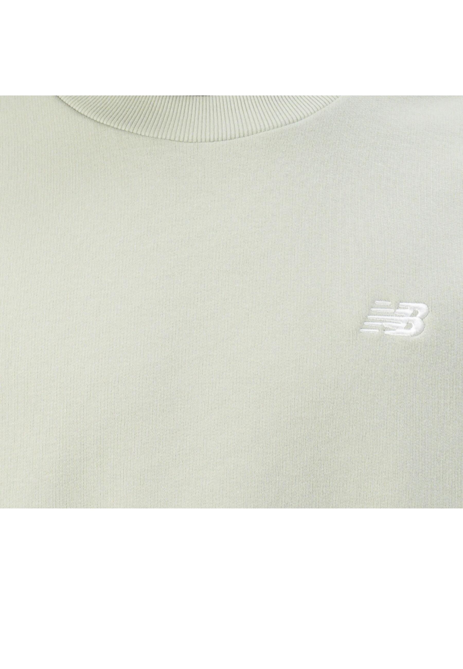 Sudadera cuello redondo New Balance MT41510 GAS verde 2/2