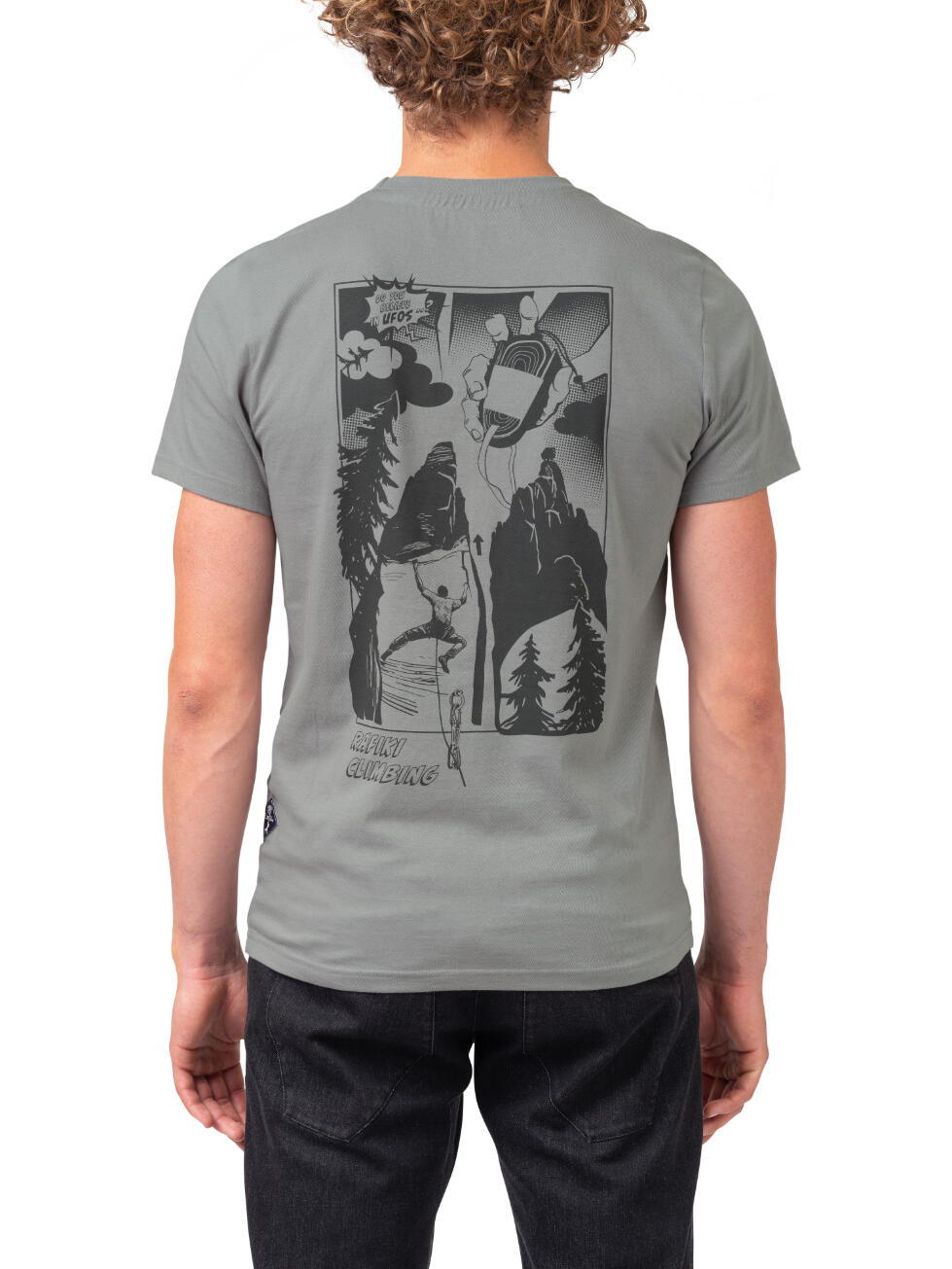 Heren-T-shirt met korte mouwen RAFIKI grijs 6/7