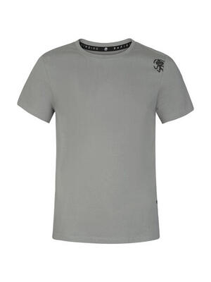 Heren-t-shirt met korte mouwen rafiki grijs