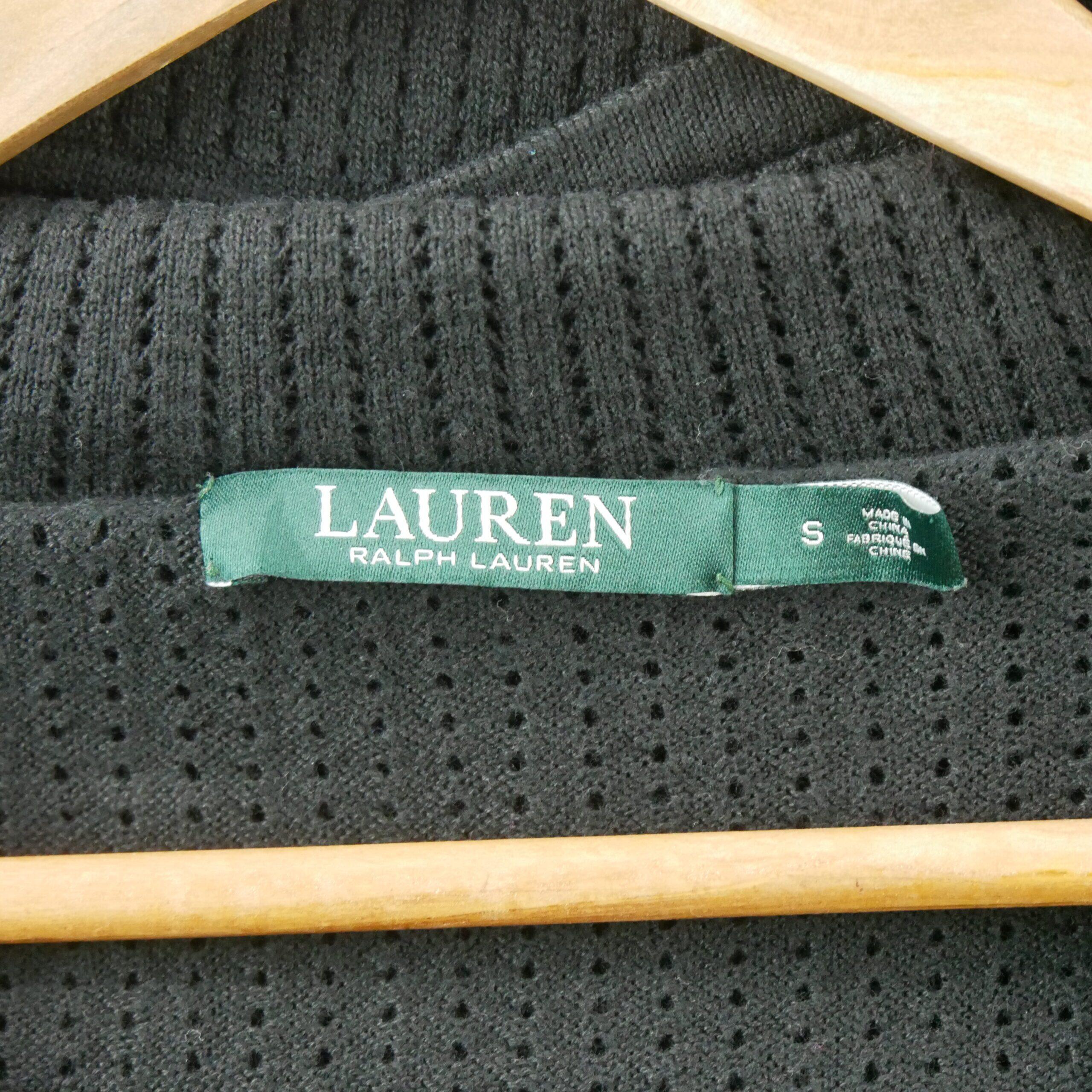 Second life - Lauren Ralph Lauren Women's Sweater Black - Excellent 7/7