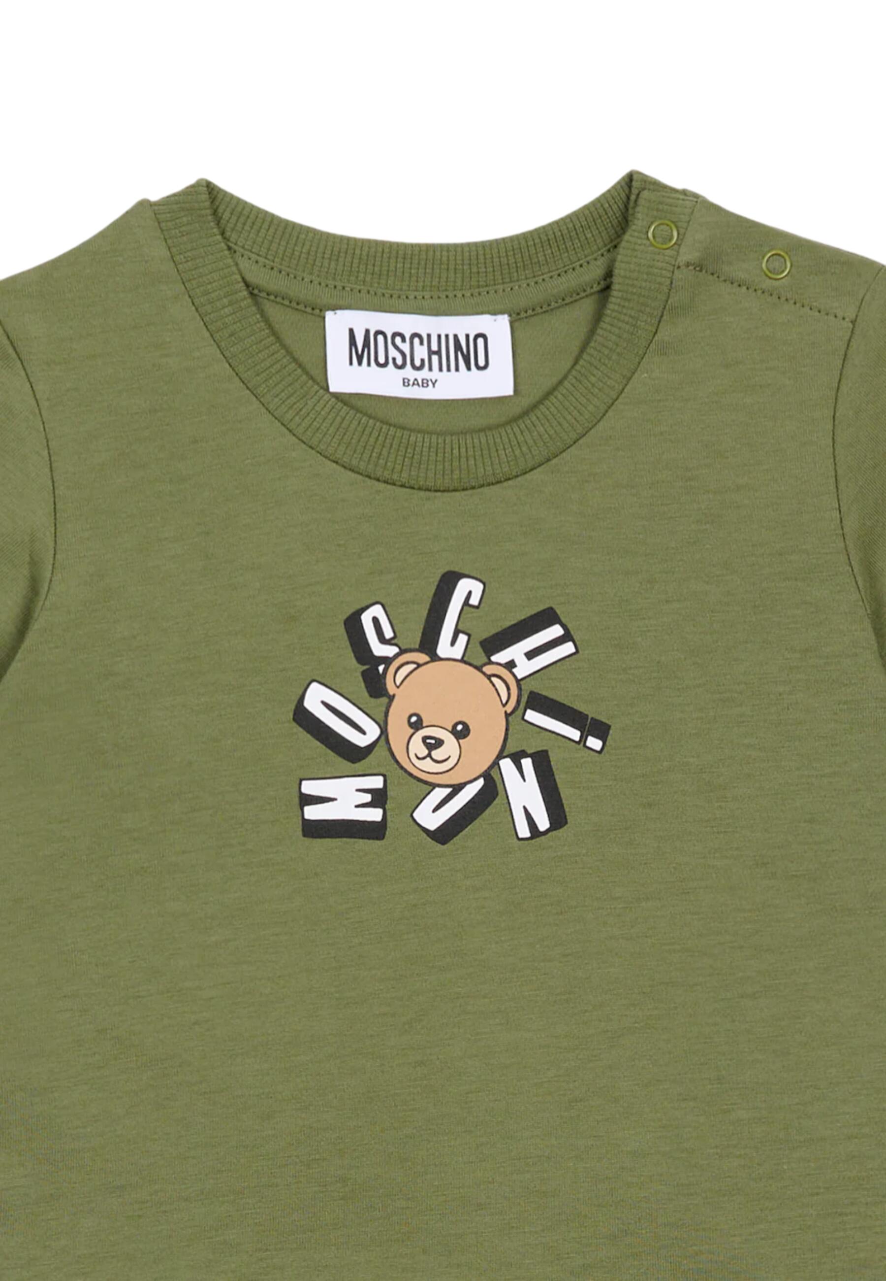 T-shirt jongens Moschino groen 3/3