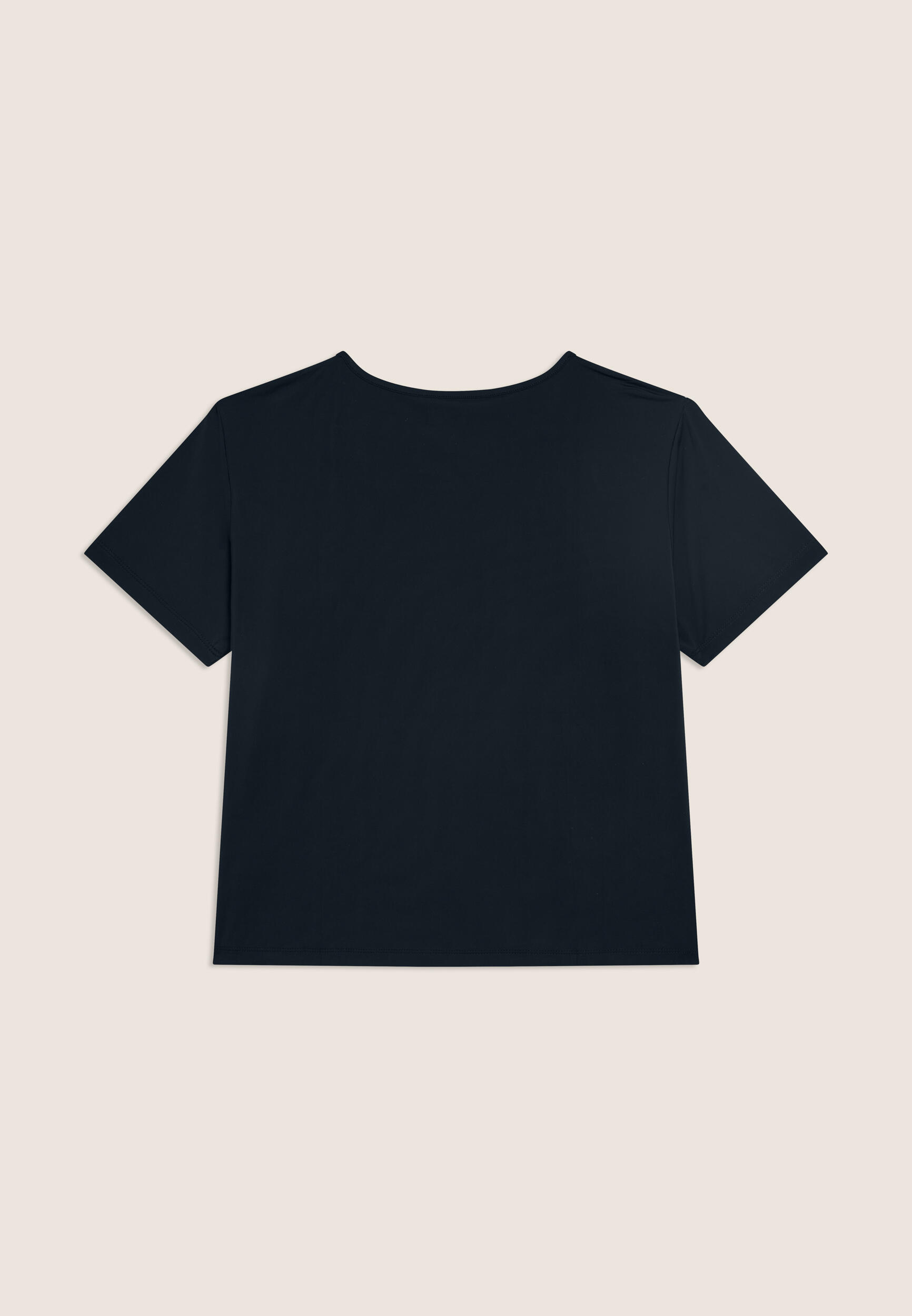 T-shirt à coupe large et courte en jersey technique avec imprimé « Mood Up » 2/3