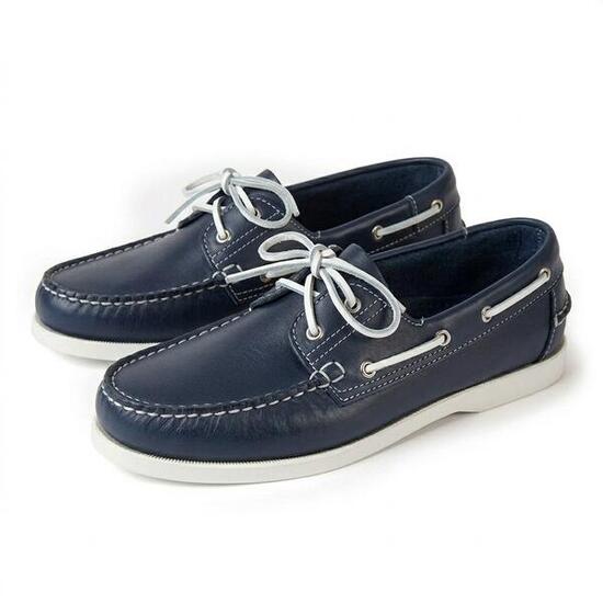 KOOJI Herren-Bootsschuhe aus marineblauem Leder