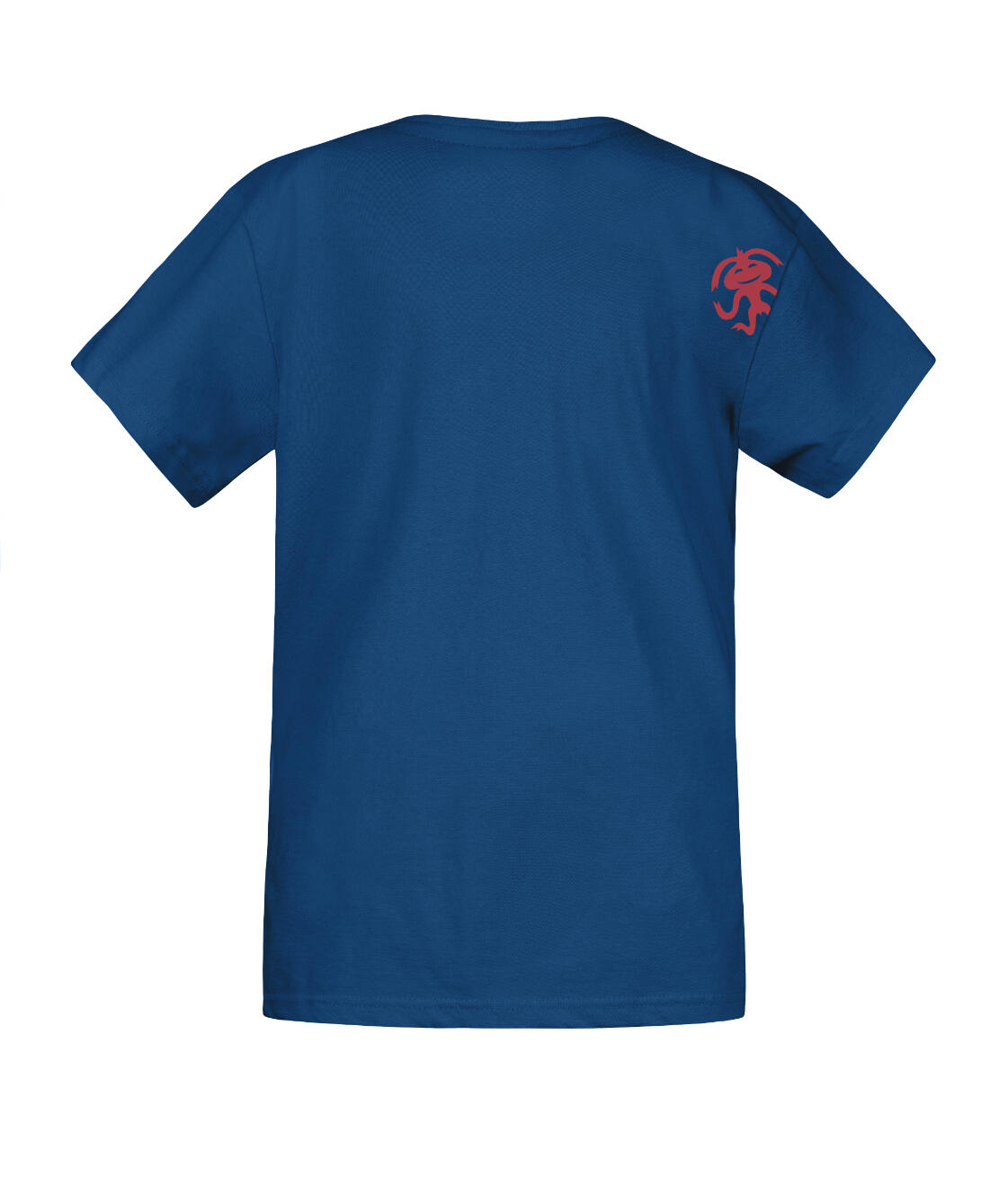 T-shirt manches courtes à motif d'escalade pour enfants RAFIKI bleu foncé 2/2