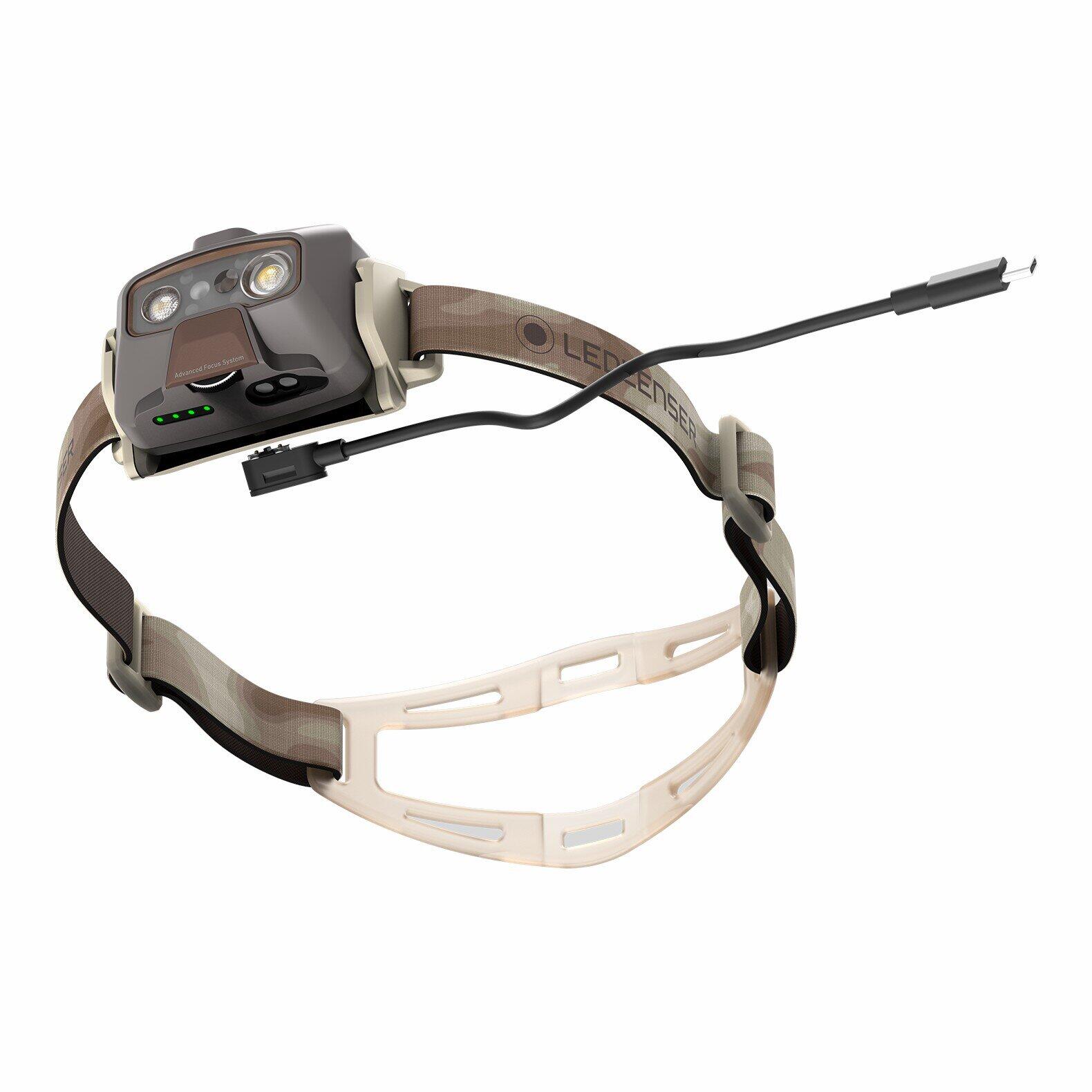 Lampe frontale LED rechargeable – Pêche Chasse– 1000lm IP68– HF6R SIGNATURE Sand 4/7