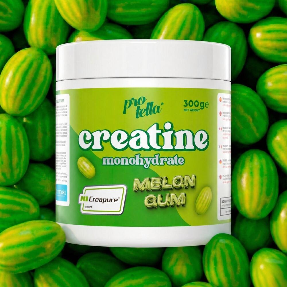 Creatina Creapure Melon Gum 300g Protella 2/5