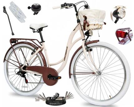 Rower Miejski, Damski IwoBike Biscotti 28”