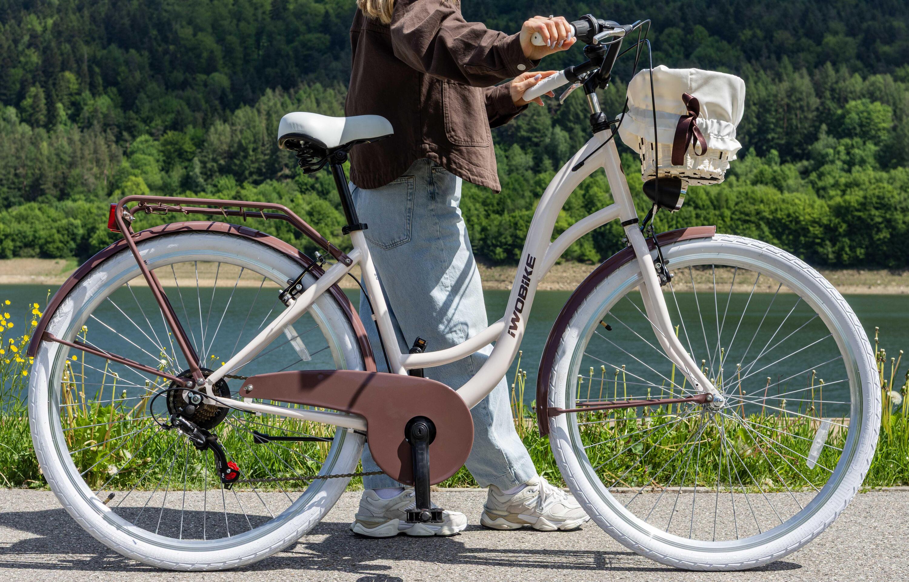 Rower Miejski, Damski IwoBike Biscotti 28” 3/7