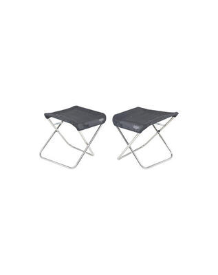 Voetenbank al/228-m-40 donkergrijs, 2 stuks