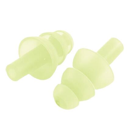 Set de bouchons d'oreilles en silicone Silfix Amarillo Fluo UNICA