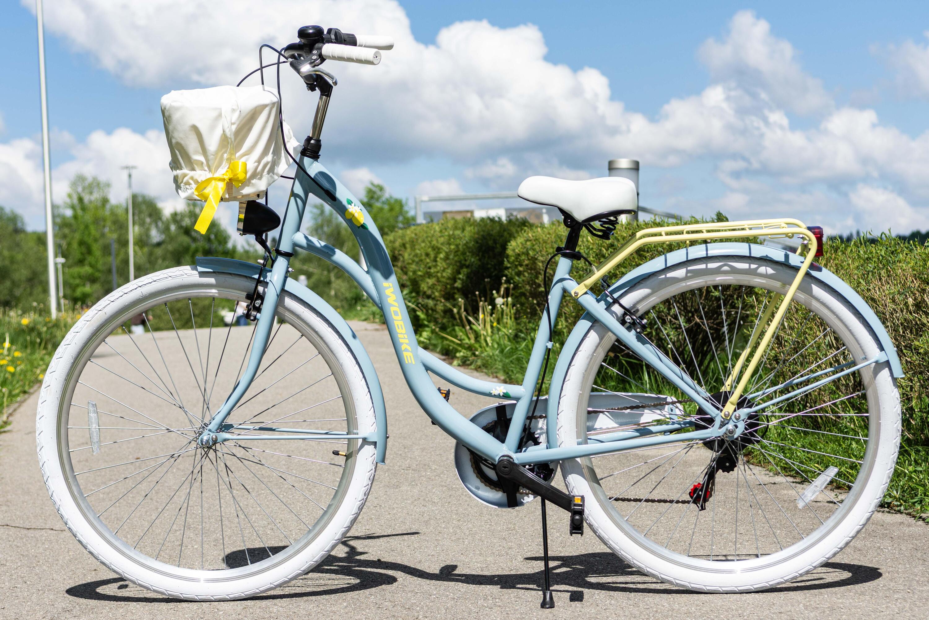 Rower Miejski Damski IwoBike Limoncello 28” 3/7