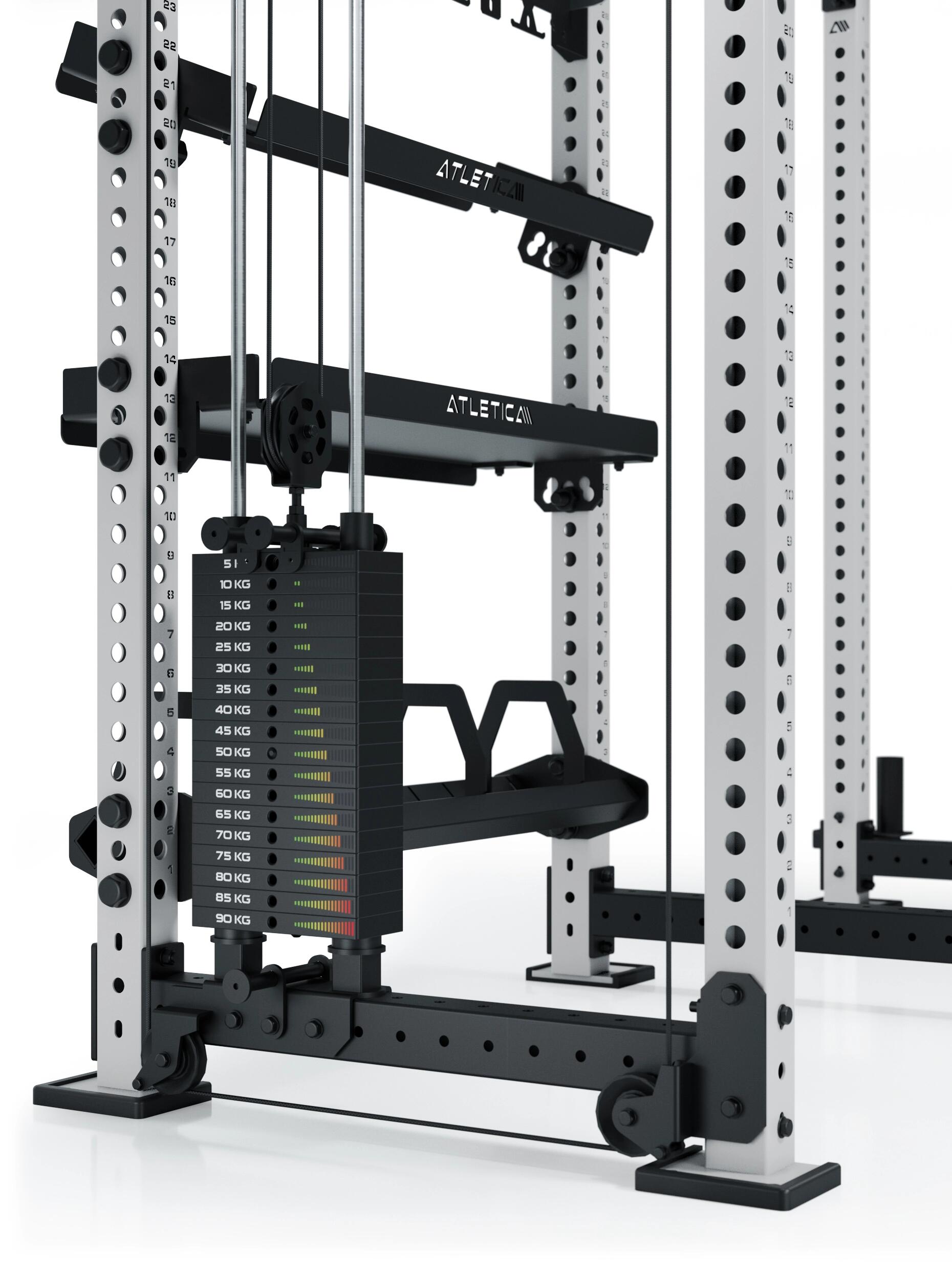 R8 Falcon L | Weiss | Power Rack 7/7