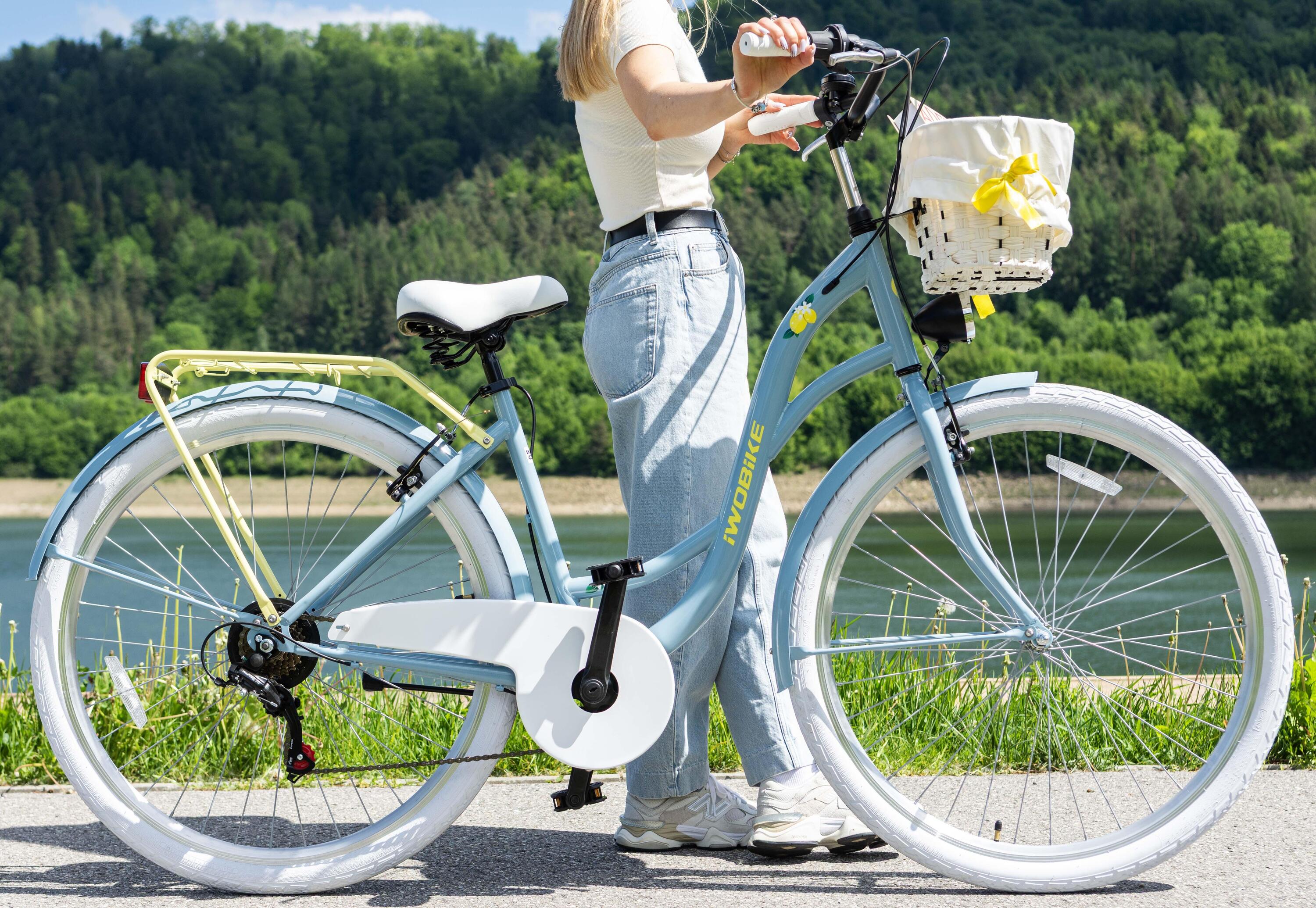 Rower Miejski Damski IwoBike Limoncello 28” 4/7