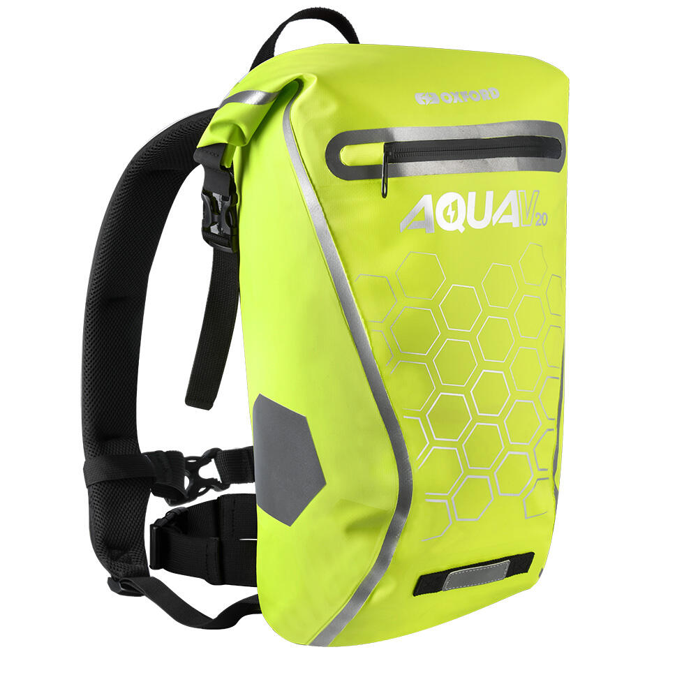 Oxford Aqua V20 Backpack - Yellow Hexagons 1/3