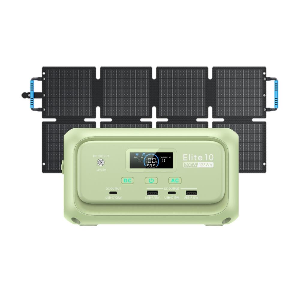 Przenośna elektrownia BLUETTI Elite 10+60W 128Wh,idealna na wędrówki