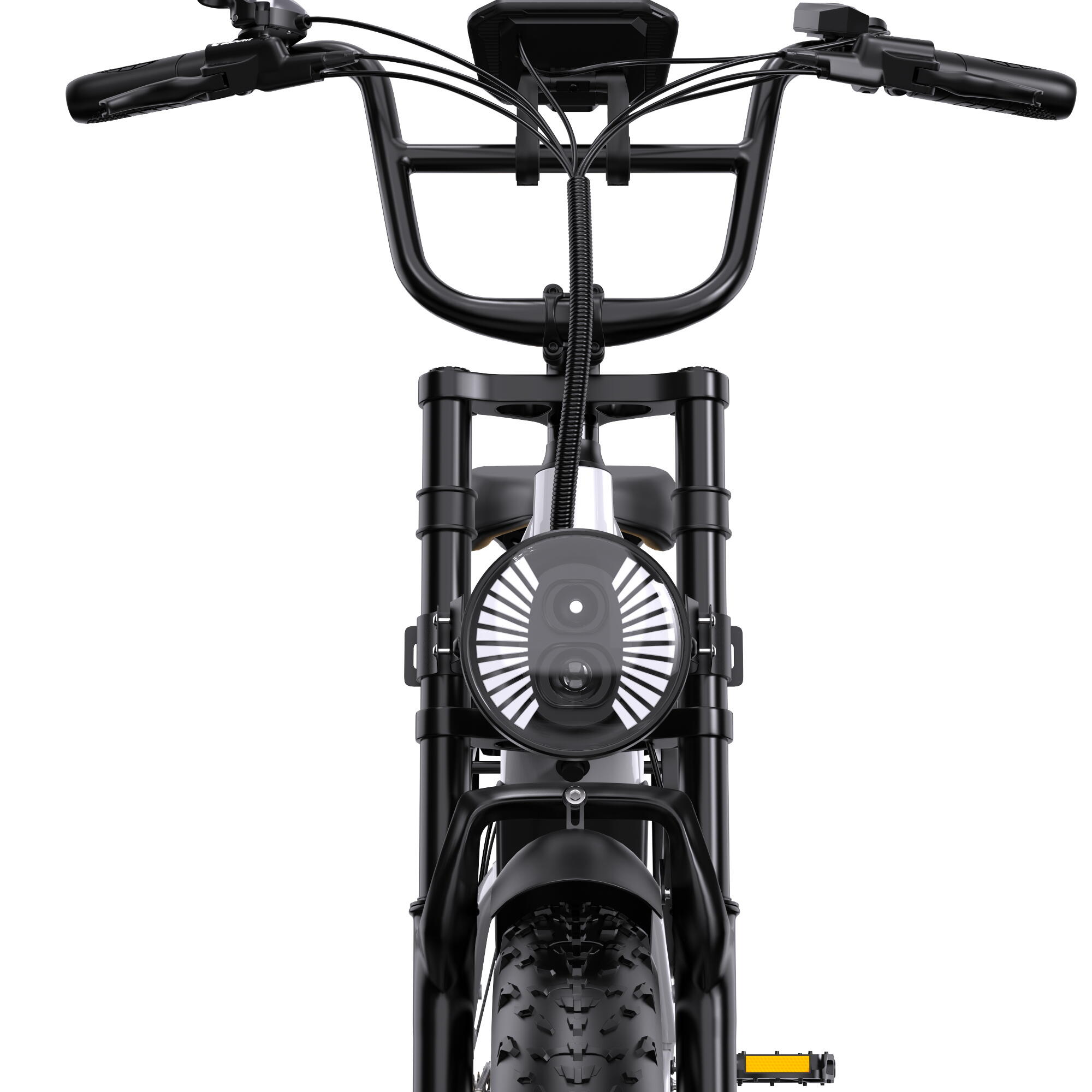 E-Bike entrada baixa OT08pro 20" 1728WH bicicleta elétrica unissex branco 4/7
