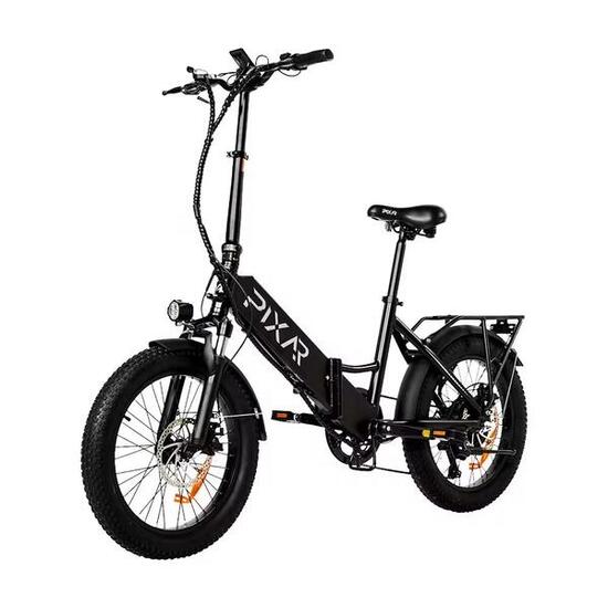 WIND1 Klapp-E-Bike, 48 V 10,4 Ah Akku, 20x3 Fat Tires, Shimano 7-Gang-Schaltung