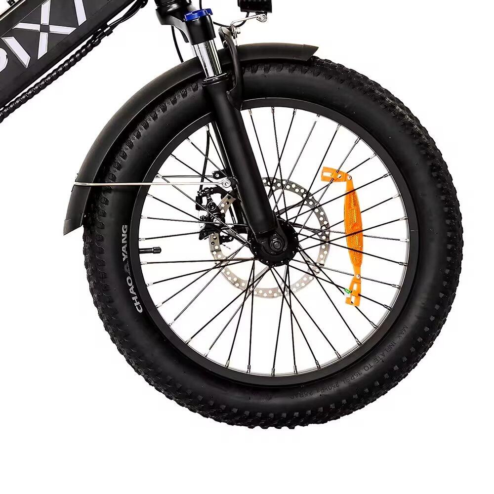 Bicicleta Elétrica Dobrável WIND1, Bateria 10.4Ah, Pneus Fat 20x3, 7 Velocidades 6/7