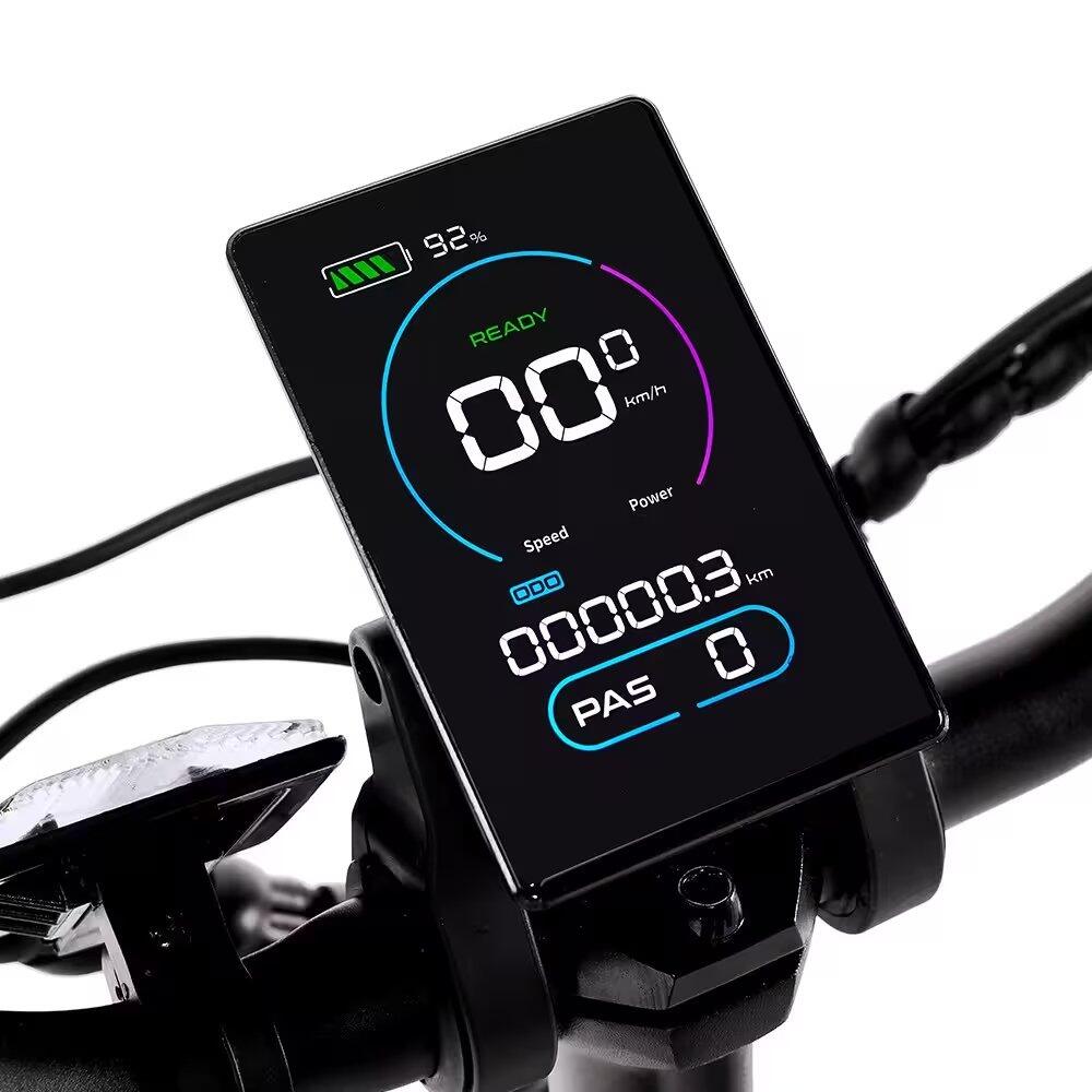 Bicicleta Elétrica Dobrável WIND1, Bateria 10.4Ah, Pneus Fat 20x3, 7 Velocidades 4/7