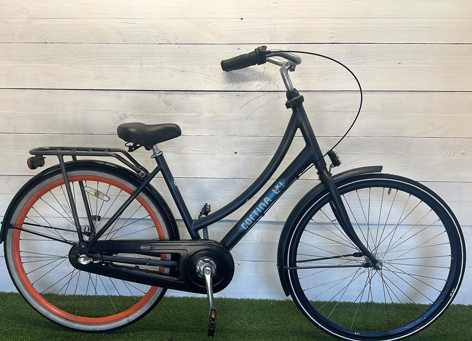 Cortina stadsfiets 50 cm, blauw, 3 versnellingen 2/3