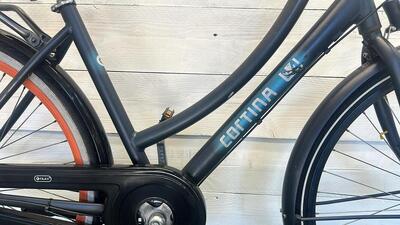 Cortina stadsfiets 50 cm, blauw, 3 versnellingen