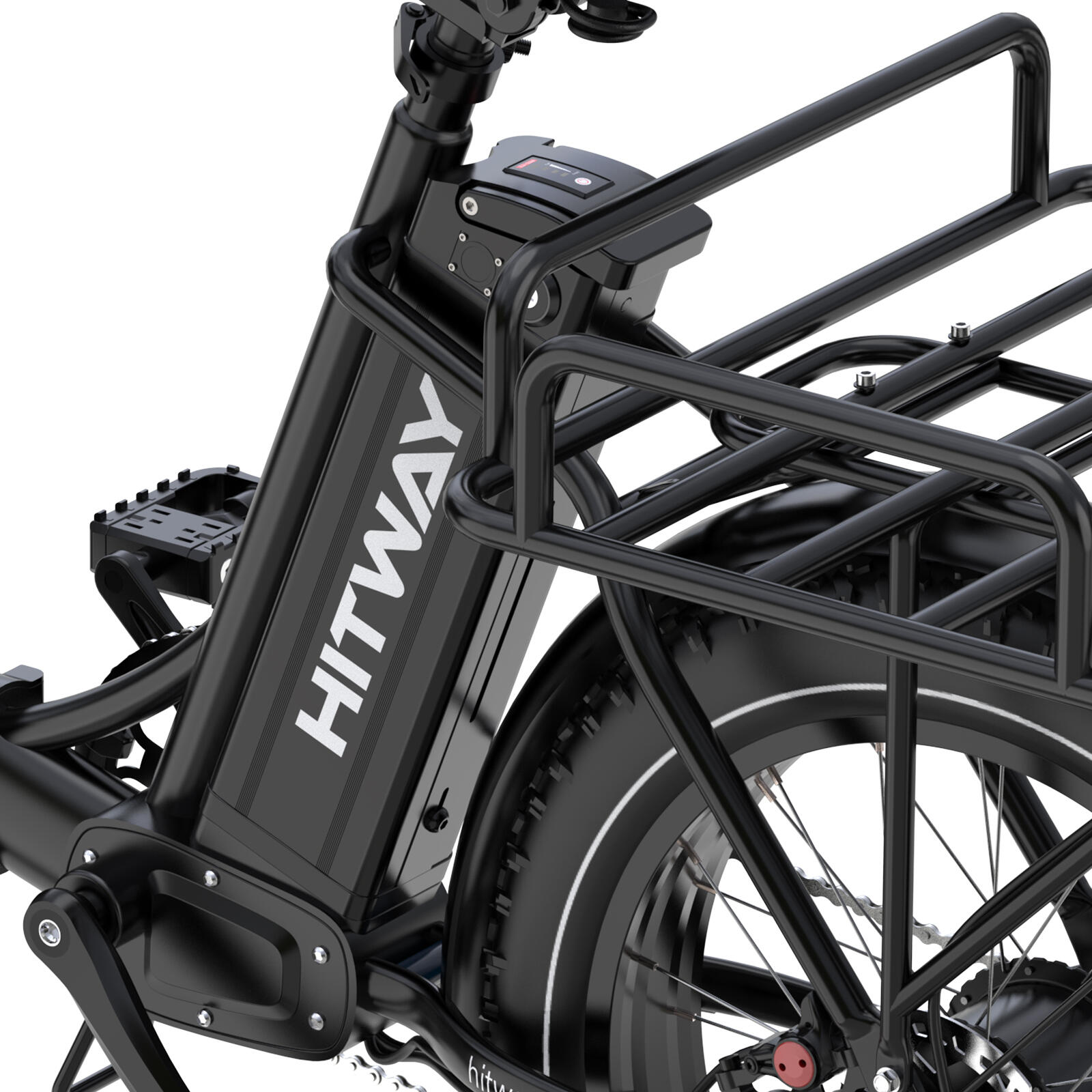 Bicicleta eléctrica cargo plegable 20*4,0", fat tyre, 1296Wh, BK6S PLUS 5/7