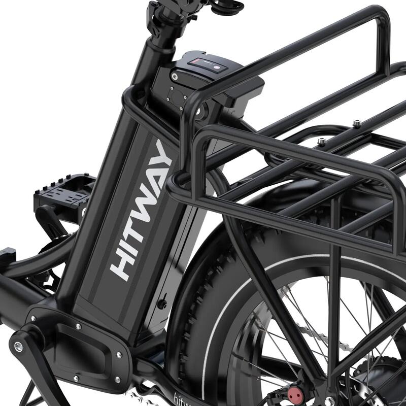 Bicicletă electrică cargo pliabilă 20x4.0 Fat Bike, baterie 1296Wh