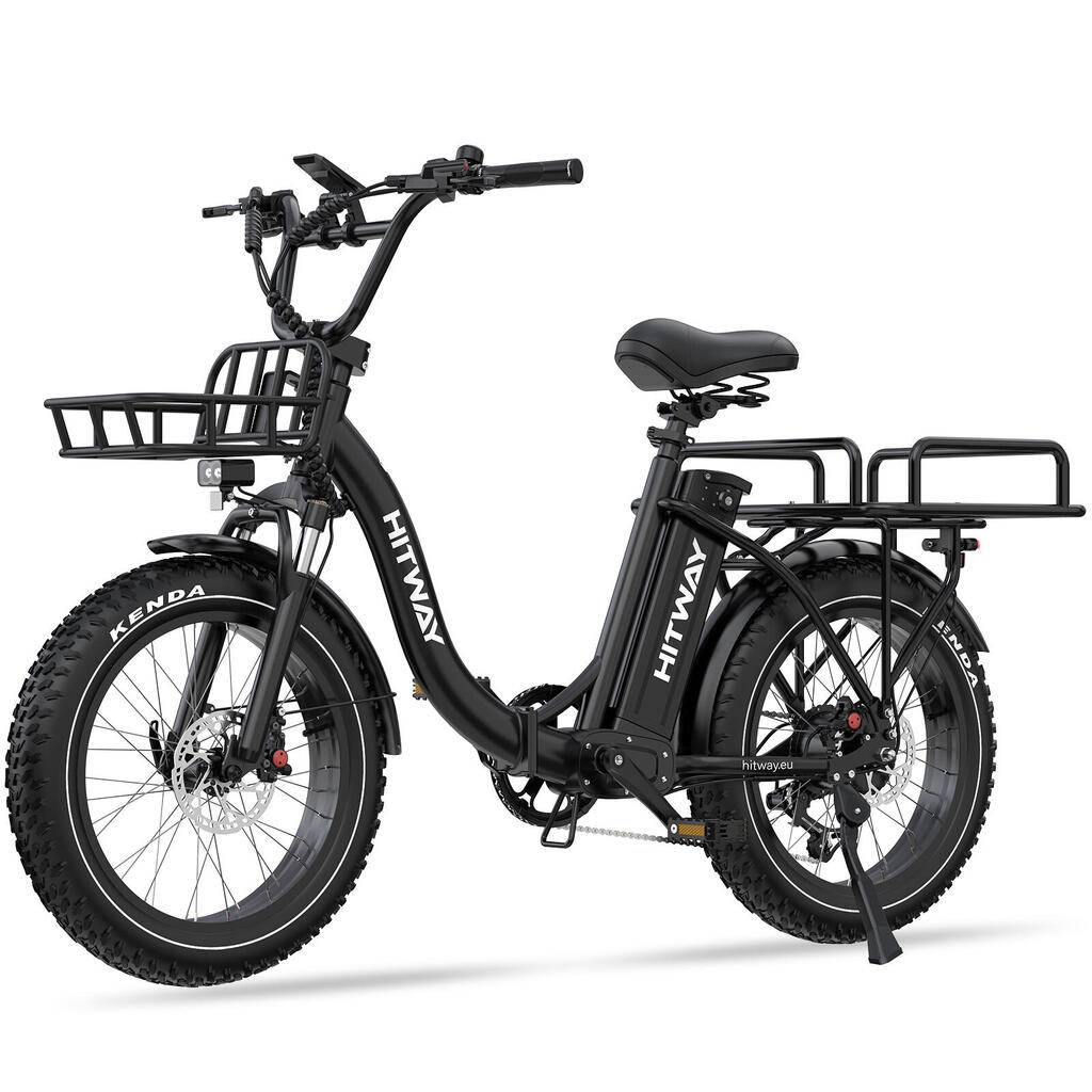 Foldable electric cargo bike 20*4.0" fat tyres, 1296Wh, BK6S PLUS