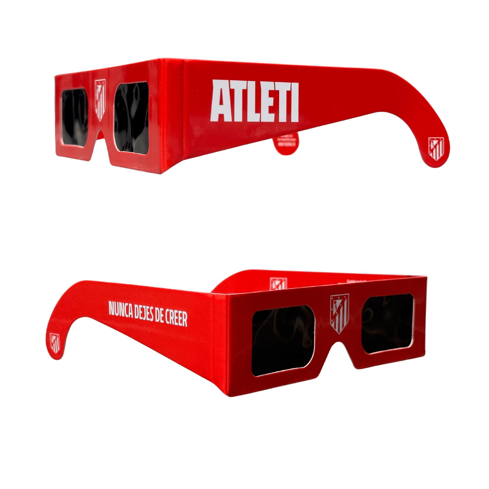 Atlético de Madrid Gafas para Eclipse Solar Modelo Rojo (1 unidad) 6/6