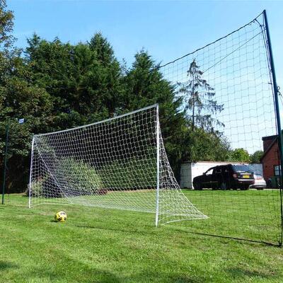 Voetbaldoel groot tuin 3-in-1 xl | reboundnet & achtervangnet – open goaaal